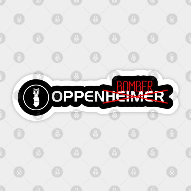 Oppenheimer Sticker by EdSan Designs